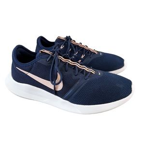 Nike Viale Tech Racer Women’s Running Shoes Navy Pink AT4345 400